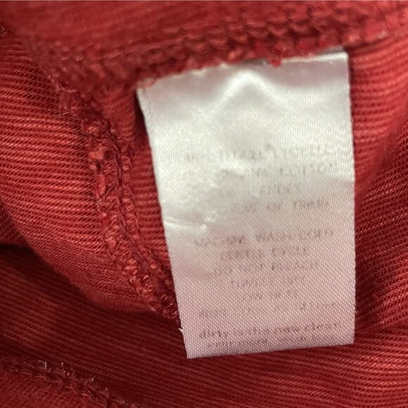 Horny Toad Escapade Skirt Size Small Red Organic Cotton Knit Eco Outdoors Casual - Picture 6 of 11